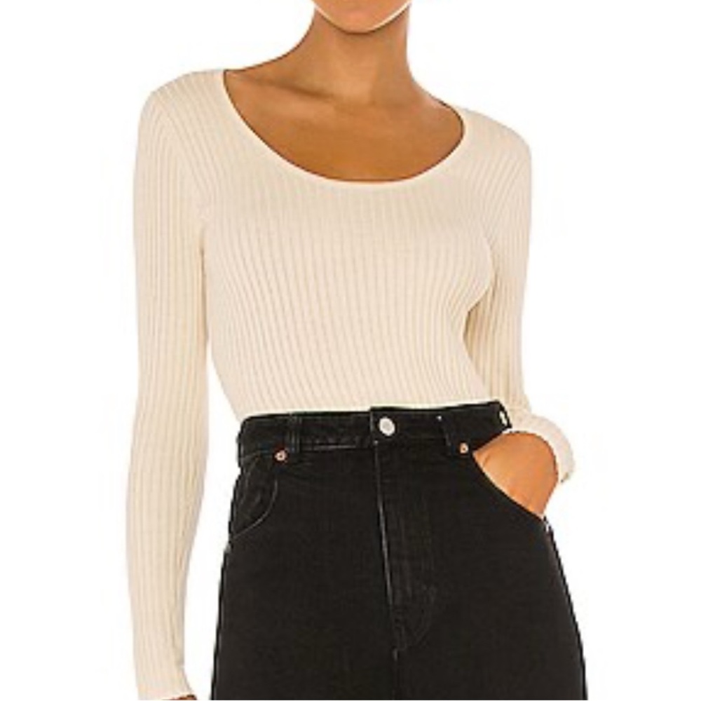 ROLLA'S Natural Ribbed Sweater Size 8/S #0028